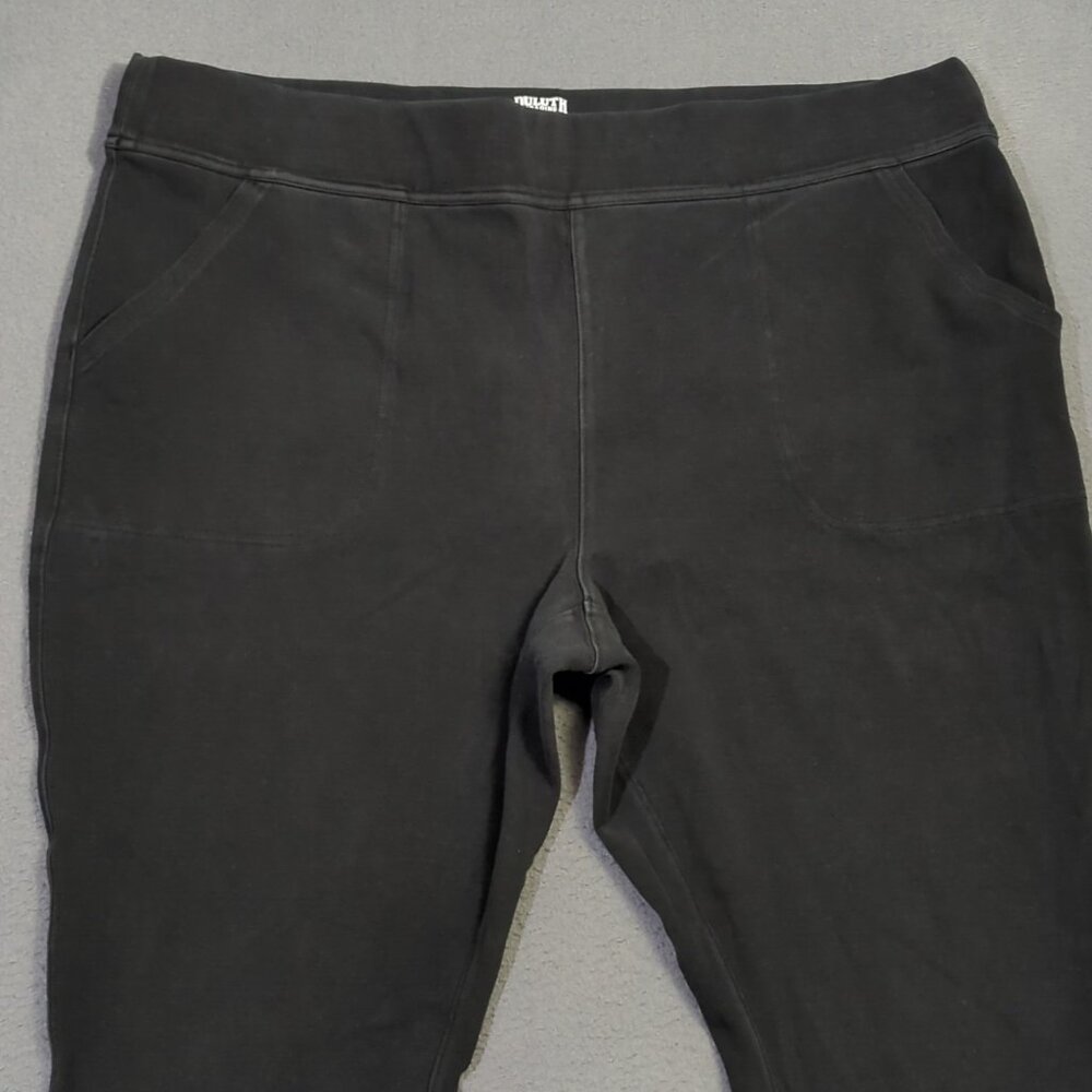 Duluth Trading Co Pants Women's XXL Regular Black NoGA Naturale Cotton Leggings - Picture 4 of 11